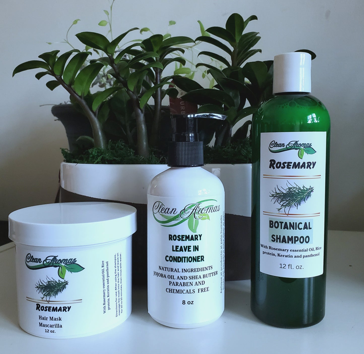 Rosemary Hair Mask (Mascarilla de Romero) 12 OZ.